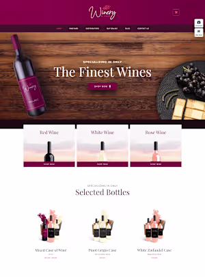 One Page Fully Custom Website