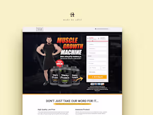 Fitness Niche Landing Page