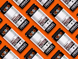 PRODUCT PACKAGING-LABEL DESIGN WITH 3D MOCKUP