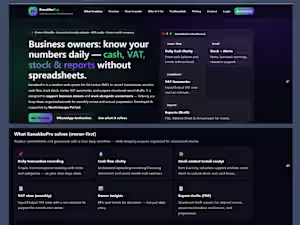 KanakkuPro – SME Finance Web