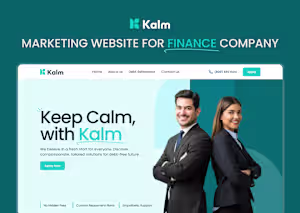 Kalm is a clean, fast-loading
