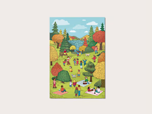 Scene-based illustrations for publishing projects,