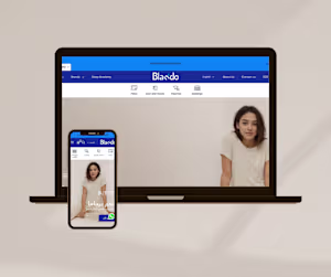 Project: Blando Store
Role: Front-End Developer