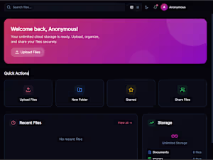 Hcloud: Unlimited Free Cloud Storage