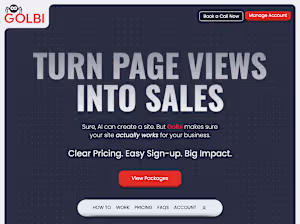 Conversion-focused website for a web