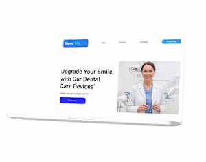 Landing Page for Dental Care Devices