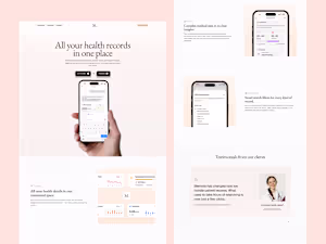 Memora App -Landing Page Design and Framer Development