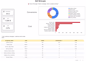 I built a marketing performance