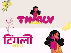 Logo and mascot design, front