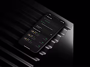 I worked on a modern ride-hailing mobile app with a dark UI ...