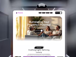 Lighting installation agency portfolio website