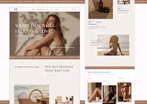 I worked on a luxury wellness and beauty e-commerce website ...