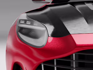 3D Car Modeling and Rendering