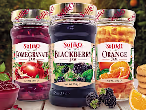 Label designs for Australian jams