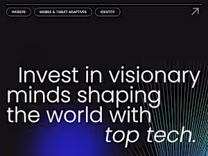 Venture Company - identity & website on Behance