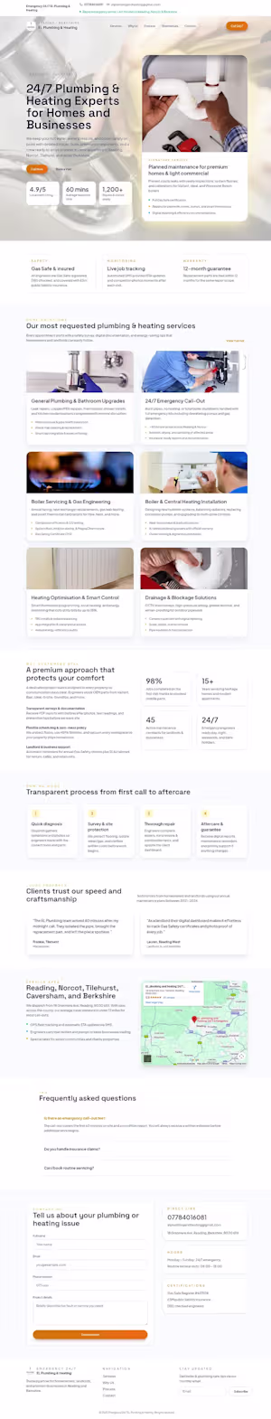 I help EL Plumbing and Heating turn online visitors into 24/...