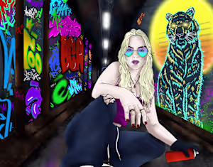 Digital artwork portfolio