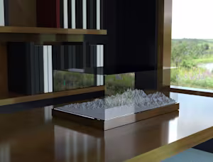 mini mountain decorative glass box