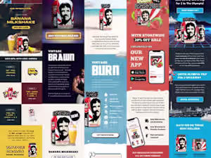 Converting Email design For Ecommerce Website 