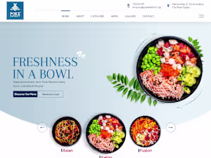 One-Page Restaurant Website Design