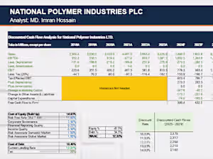 Financial Modeling for Polymer Company