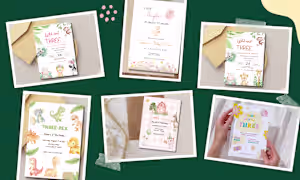 Examples of Digital Canva Invites