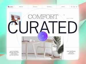 Comfort Meets Design: A Cozy Website Layout