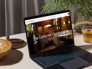 Website for a gourmet restaurant