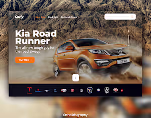 Carly Webpage UI :: Behance