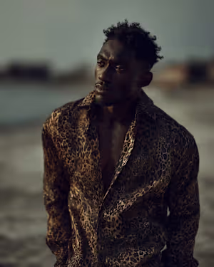 AI Men’s Fashion Editorial Portrait