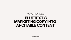 Problem: Bluetext had 16 years