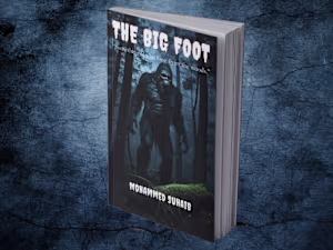 Bigfoot Horror Book Cover Design