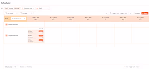 Contruction Scheduler
