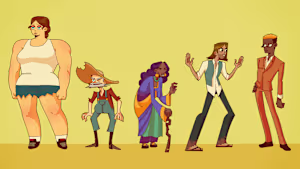 Character designs for an independent IP with my production c...