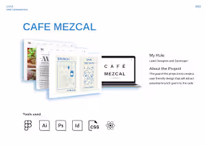 Cafe Mezcal Website UI Case Study :: Behance