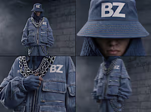 Built a complete 3D streetwear