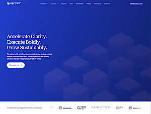 Website Revamp for Global Strategy Firm Quesrow
