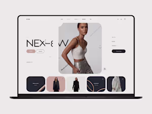 UX/UI design for Fashion Brand