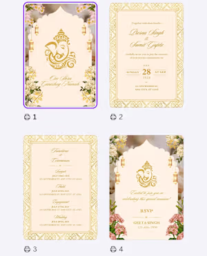 Traditional Wedding Invitation