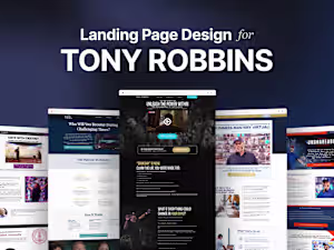 Funnel Redesigns & Optimisation for Tony Robbins