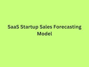 Sales Forecasting Model 