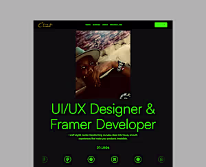 Framer Portfolio Design