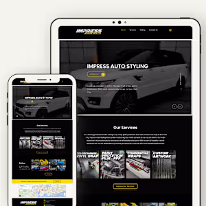 Car Detailing Website, Car Wash Website, Auto Detailing