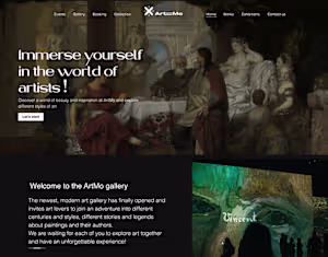 Art gallery(study case) on Behance