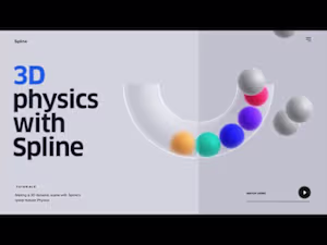 3D website using Spline and Webflow