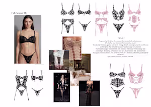 A feminine and sensual lingerie