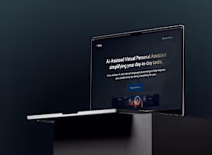 AI Virtual Assistant Services Landing page