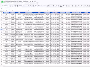 These tasks involve B2B lead