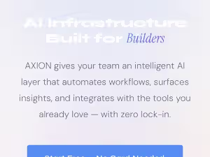 AXION is a modern SaaS