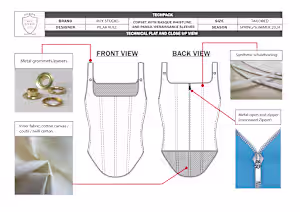 Tech Pack , Flat Sketches,